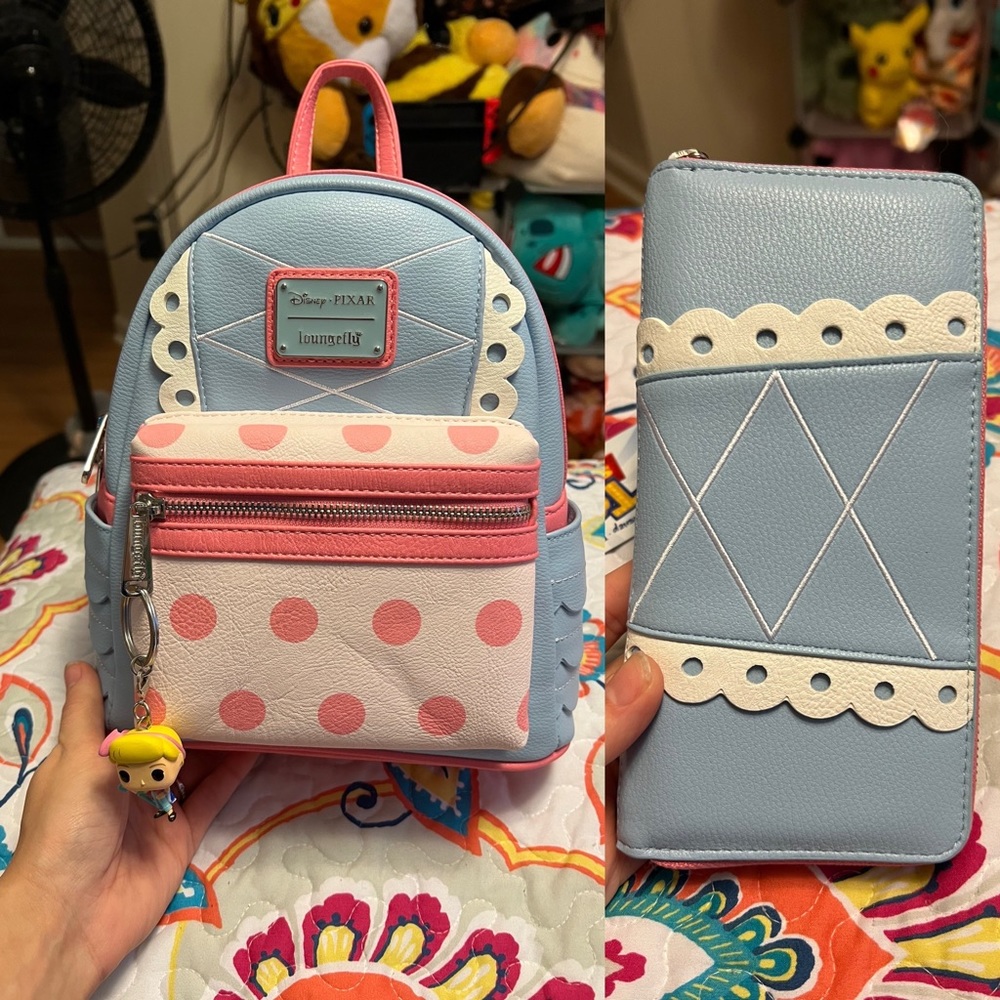NWT Bo Peep Loungefly Set